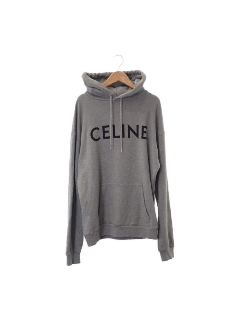 Celine Loose Hoodie Size S 2 Q.09 gb Cotton Gray
